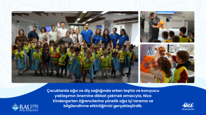 Nice Kindergarten ile Sağlıklı Dişler, Mutlu Gülüşler